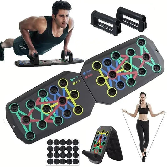 12-in-1 Compression Training Plate Machine | Home Fitness & Workout System for Men & Women