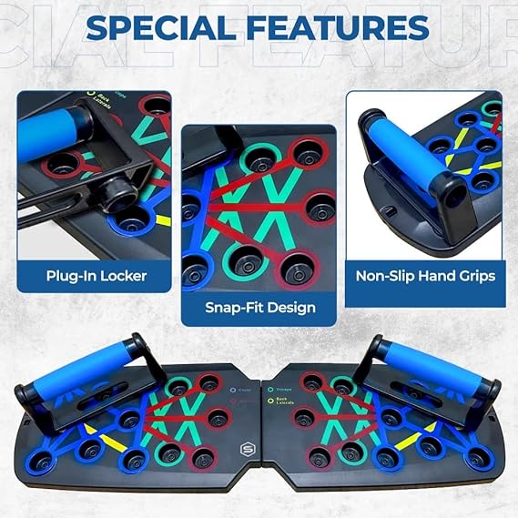 12-in-1 Compression Training Plate Machine | Home Fitness & Workout System for Men & Women